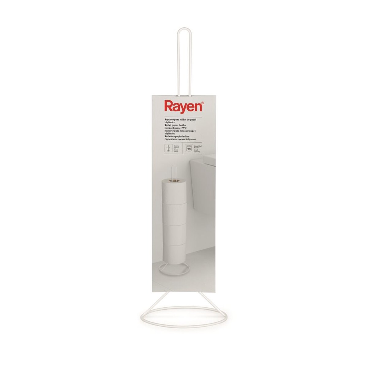 SOPORTE PARA ROLLOS DE PAPEL HIGIÉNICO 