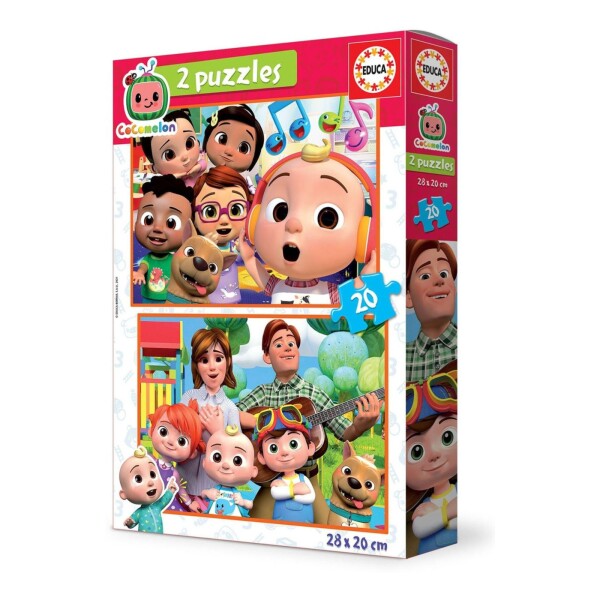 Set 2 Puzzles Educa Rompecabeza 20 Piezas Cocomelon Infantil Set 2 Puzzles Educa Rompecabeza 20 Piezas Cocomelon Infantil