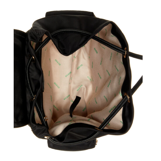 Mochila Guess Eco Gemma Mediana Negro 0