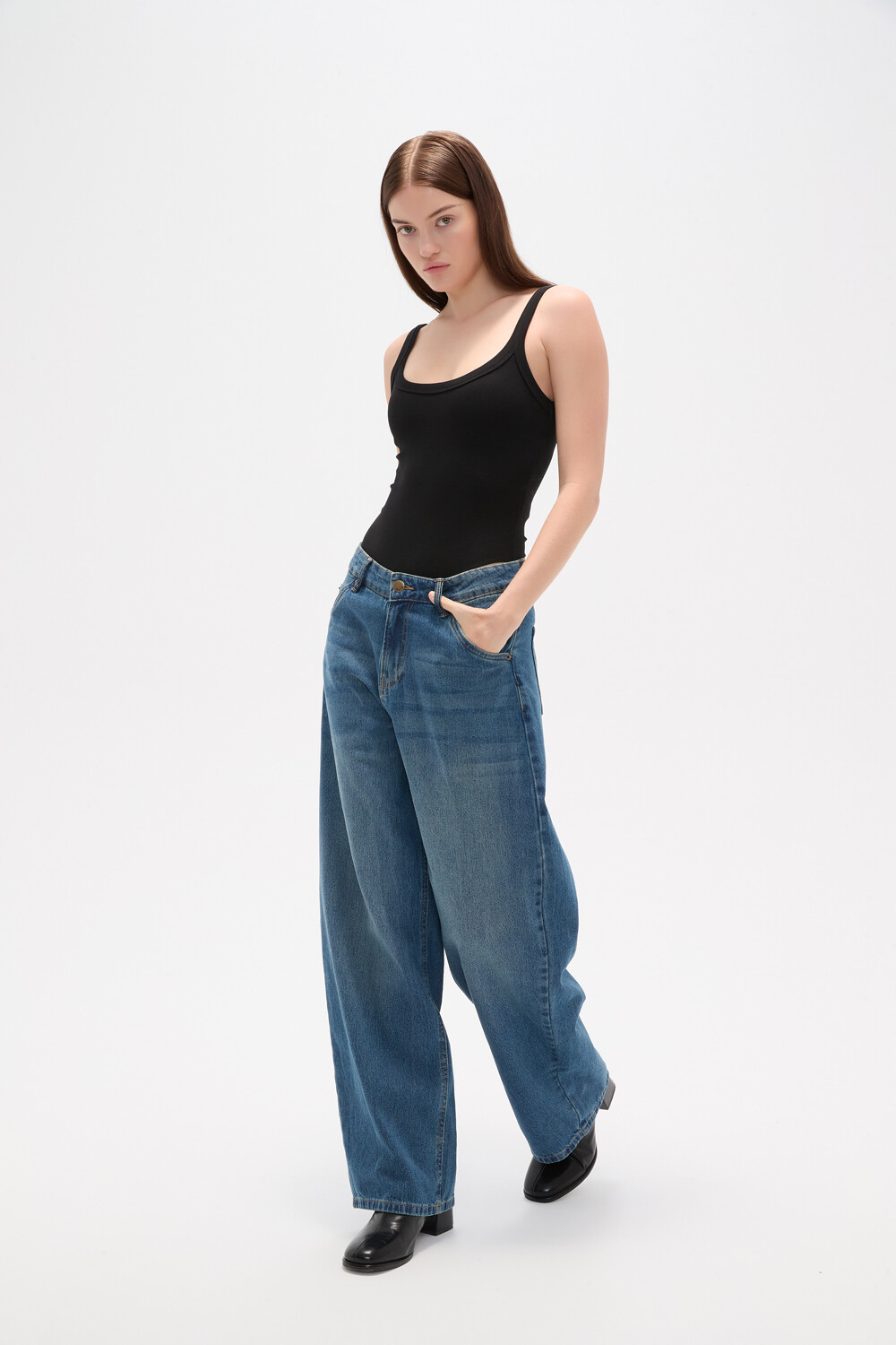 Pantalon Brisalta Azul Grisaceo