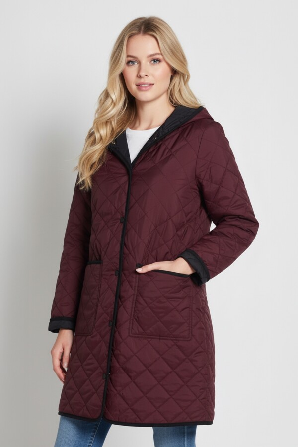 Campera Abrigo Reversible BORDEAUX