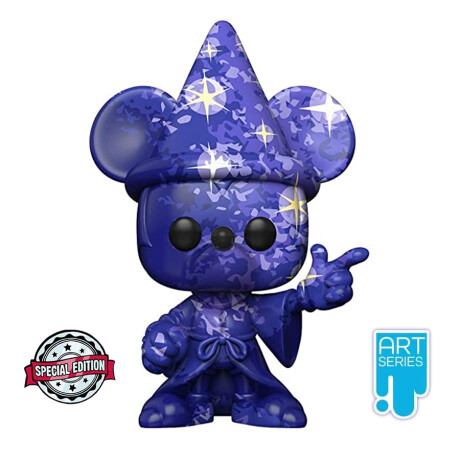 Fantasia Sorcerer Mickey Art Series #1 - 14 [Exclusivo] + Protector Acrílico Oficial Fantasia Sorcerer Mickey Art Series #1 - 14 [Exclusivo] + Protector Acrílico Oficial