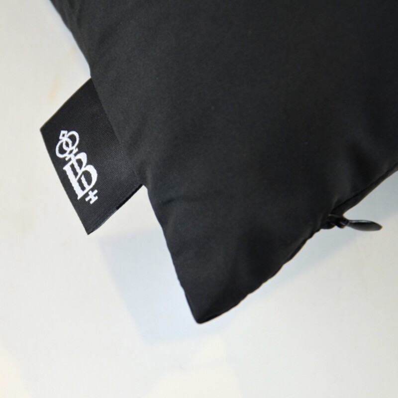 Funda de almohadones lisa 43 x 43 cm NEGRO