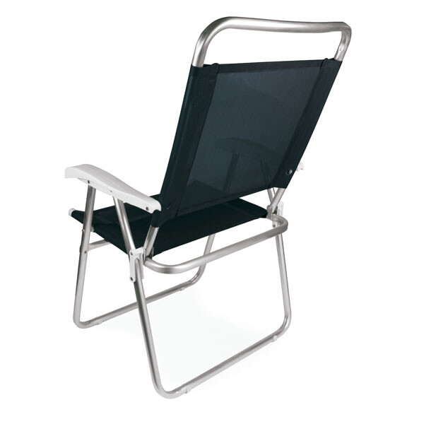 SILLA MASTER PLUS ALUMINIO NEGRA NEGRO