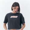 Remera corta Roxy Negro