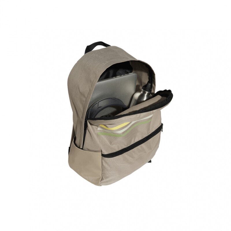 MOCHILA adidas CLASSIC HORIZONTAL 3 BANDAS BEIGE
