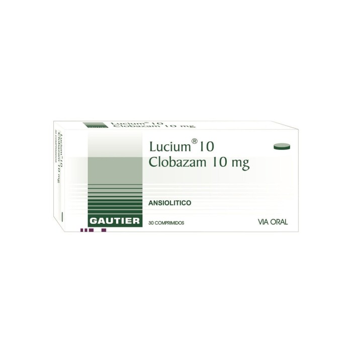 LUCIUM 10 MG. CJ X 30 COMP. única