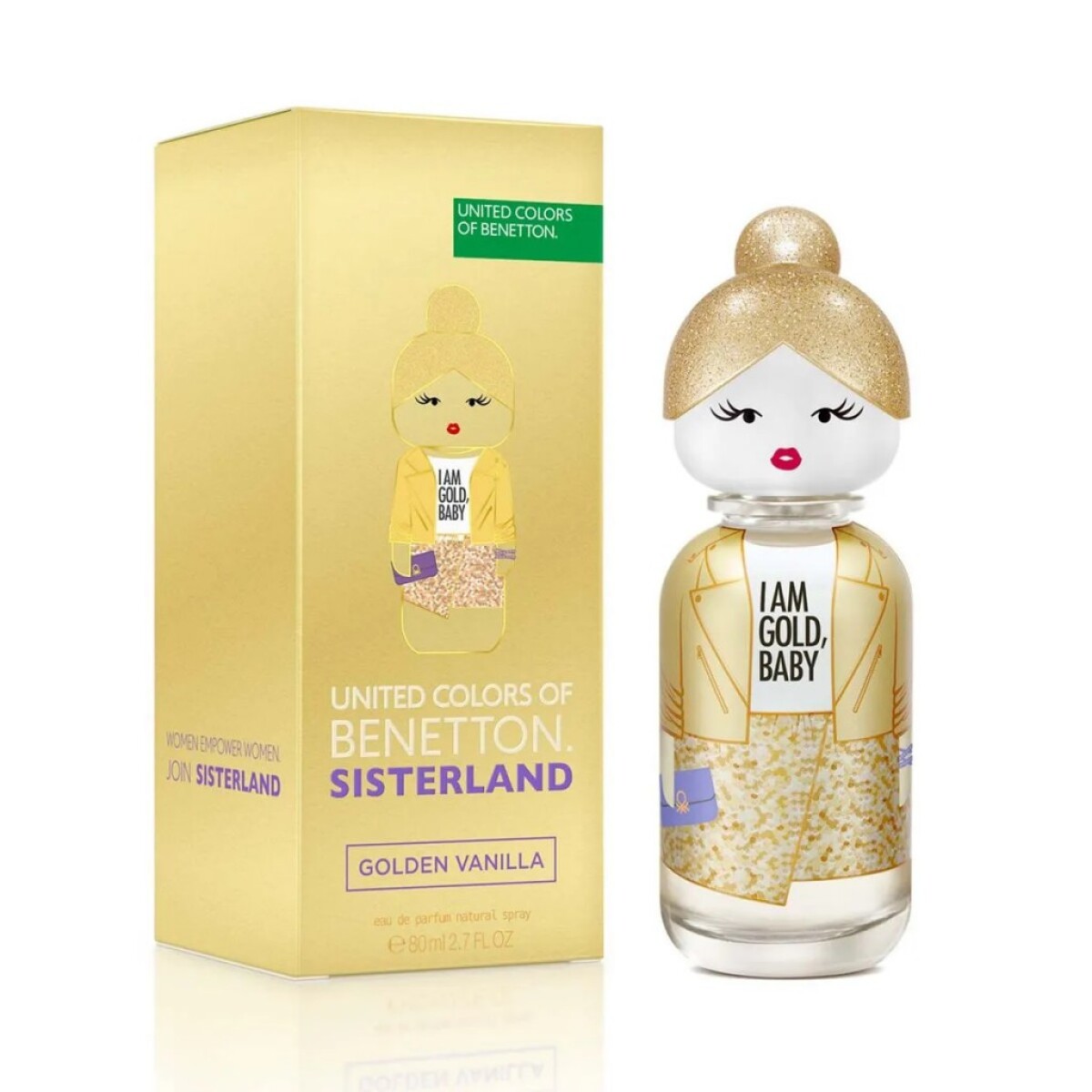 Benetton Sisterland 80ml - Golden Vanilla edp 80 ml 