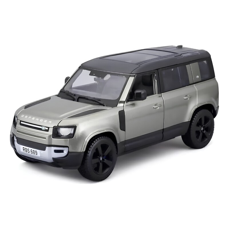 Juguete Bburago Auto Miniatura Coleccionable Escala 1:24 Land Rover Def 21101