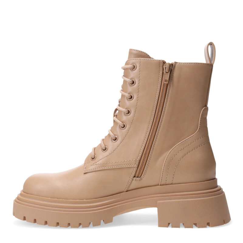 Botas de Mujer Miss Carol THAI acordonada y con cierre Tan