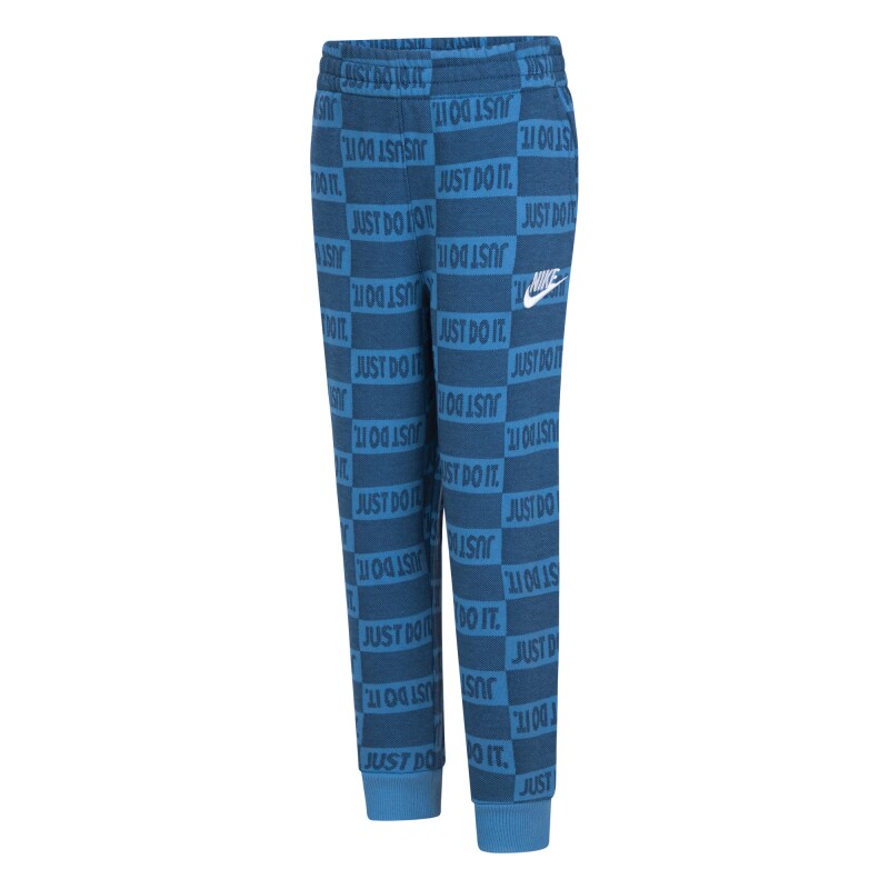 Pantalón Largo Textured Club Felpa Jo de Niño Azul