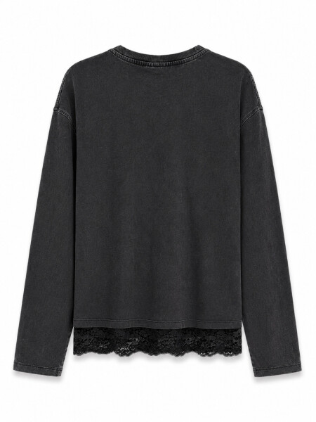 REMERA TARI GRIS OSCURO