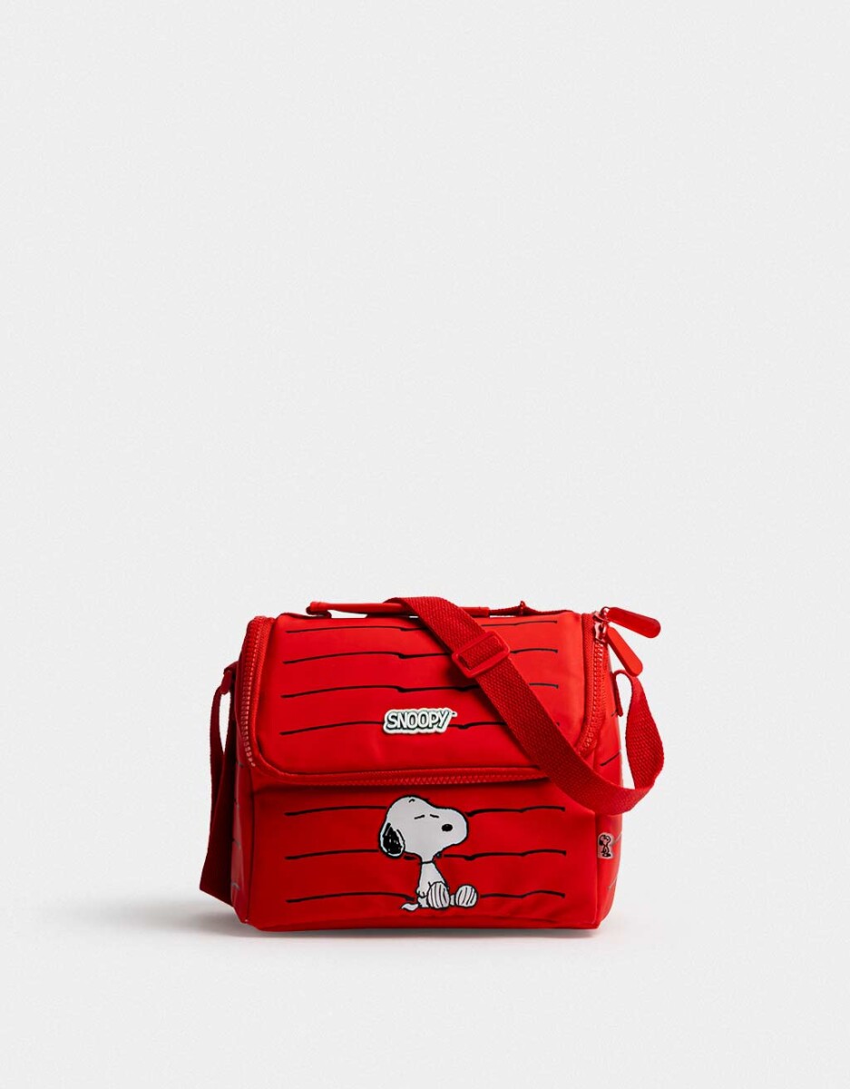 Lunchera Casita De Snoopy Con Tag 