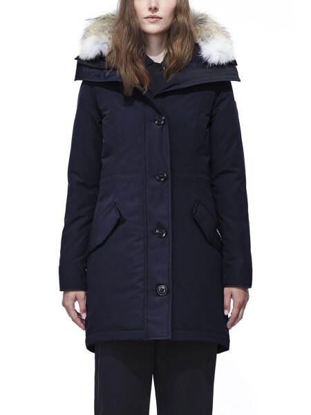 Canada Goose -Campera con capucha, Rossclair Parka. Fusion fit Azul