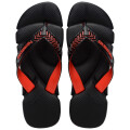 Sandalias de Hombre Havaianas Power 2.0 Negro - Rojo