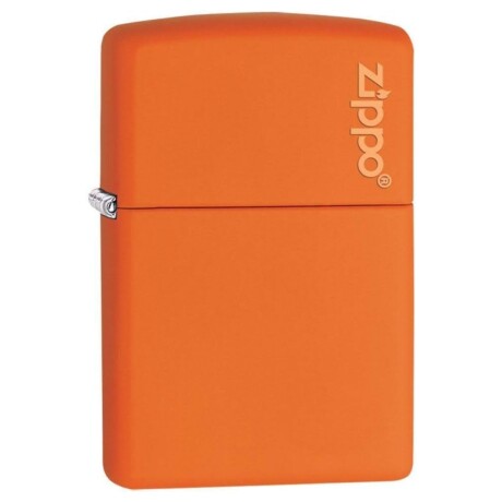 Encendedor Zippo naranja mate con logo - 231ZL Encendedor Zippo naranja mate con logo - 231ZL