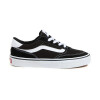Championes Vans Brooklyn LS de Mujer - VN000D7UBZW1 Negro-blanco
