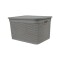 Caja simil ratán 40 lts CAPPUCCINO