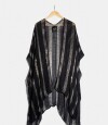 Kimono Con Lurex Negro