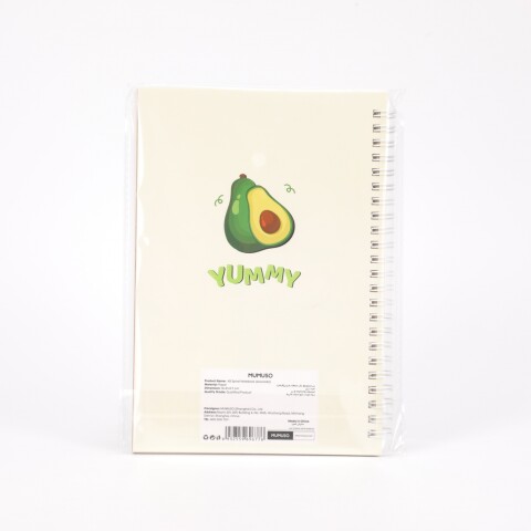 CUADERNO A5 CON ESPIRAL (AGUACATE) CUADERNO A5 CON ESPIRAL (AGUACATE)