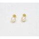 7 mm Caravanas en Oro 18 K Y Perlas De Cultivo 7 mm Caravanas en Oro 18 K Y Perlas De Cultivo