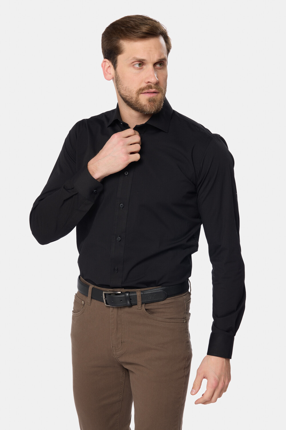 CAMISA DE VESTIR Negro