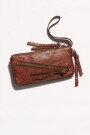 DISTRESSED WALLET Marron