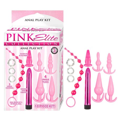 Pink Elite Collection Anal Play Kit Pink Elite Collection Anal Play Kit