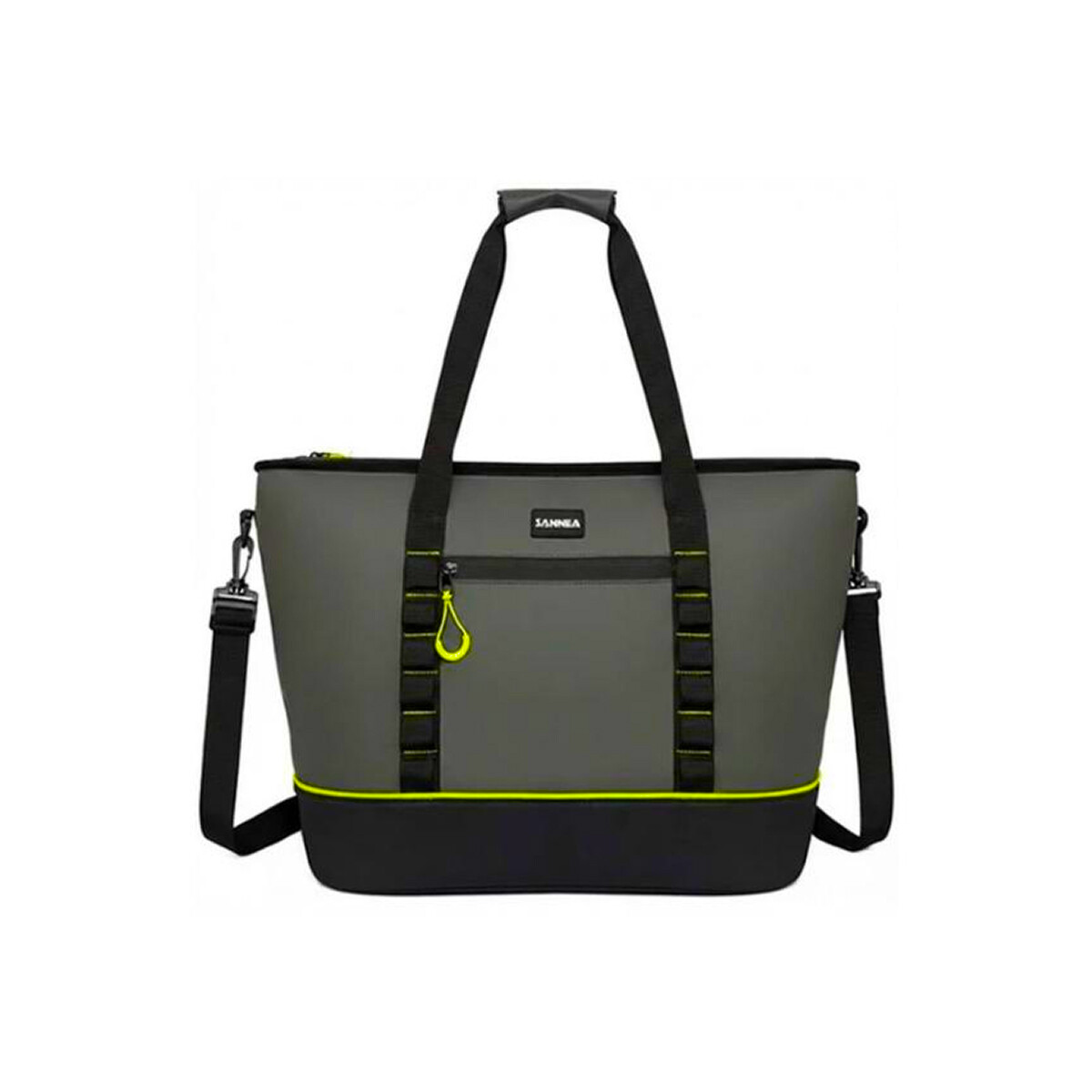 Conservadora térmica 28L con asa y correa ajustable 51x24x34cm - Verde 