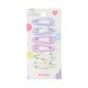 Clips de cabello violeta