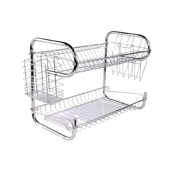 Escurre vajilla de acero con bandeja 39.5x11x25cms Escurre vajilla de acero con bandeja 39.5x11x25cms