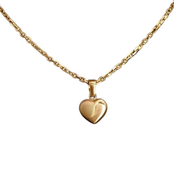 Dije Corazón-Oro bajo-Sin Piedra-CP8666 sinpiedra