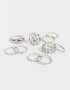 Sets Anillos De metal Set De Anillos Essential - Plateado