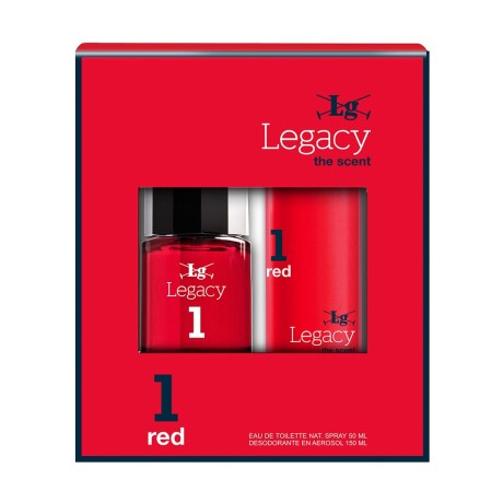Set Perfume Legacy 1 Red Edt 50ML y Desodorante 150ML ROJO