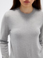 Sweater Tiral Gris Melange Medio