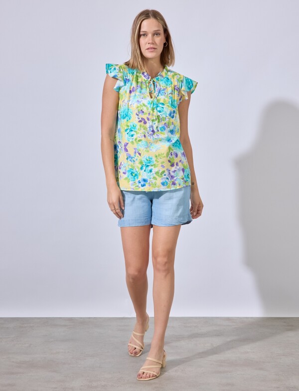 Blusa Spring MULTI/AMARILLO