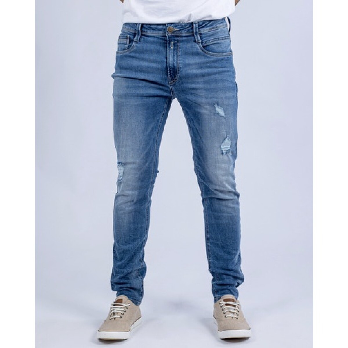 Jeans para hombre skinny UFO Milo Azul claro - Azul claro 