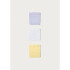 KIT COM 3 CALCINHAS FEM BRANCO/LILÁS/AMARELO