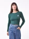 REMERA SPREAD VERDE OSCURO