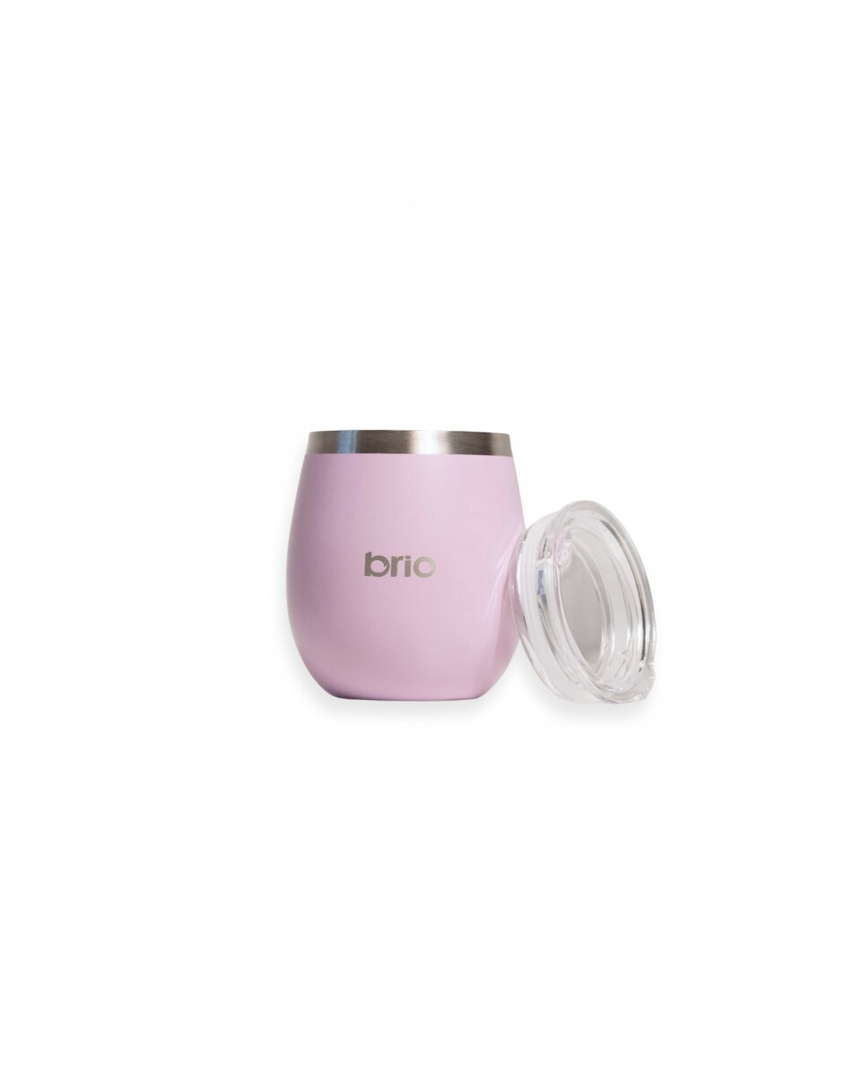 Mate Con Tapa De Acero Inox brio Redondo - Lavanda 
