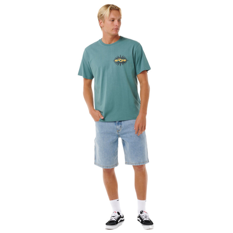 Remera Rip Curl Quest Oval Burst - Verde Remera Rip Curl Quest Oval Burst - Verde