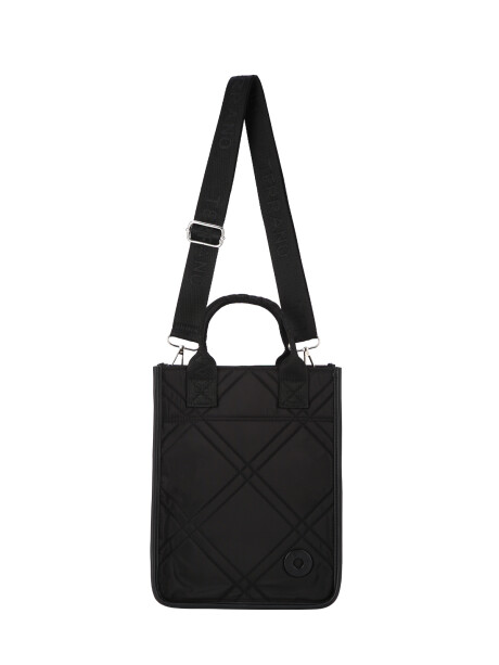 Bolso Matero Capitoneado Negro