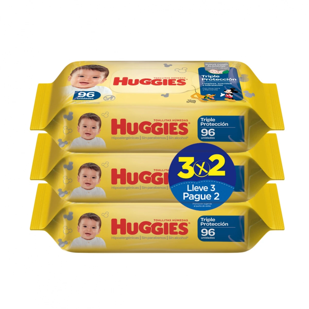 Toallitas Huggies Limpieza Cotidiana X 288 