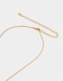 Cadena Corta con Dije Premium Gold Cortos - Dorado
