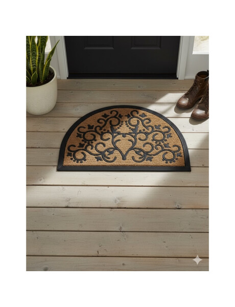 FELPUDO COCO/GOMA SEMICIRCULO 40x60CM H1CM ARABIGO FELPUDO COCO/GOMA SEMICIRCULO 40x60CM H1CM ARABIGO