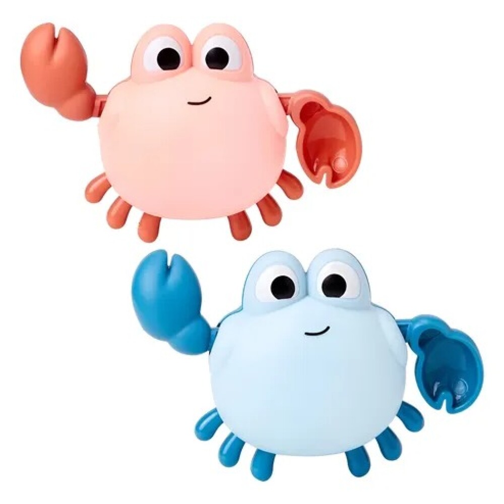 Juego de baño cangrejo nadador BUBA rosado