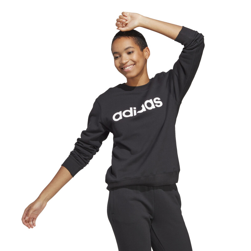 Buzo de Mujer Adidas Essentials Negro - Blanco