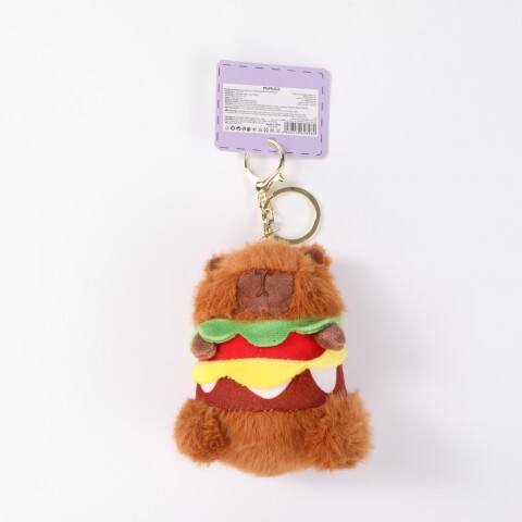 COLGANTE PARA BOLSO (HAMBURGUESA Y CAPIBARA) COLGANTE PARA BOLSO (HAMBURGUESA Y CAPIBARA)