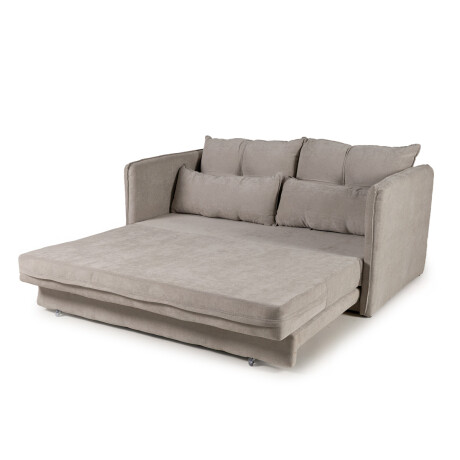 Sofá Cama Maya - Tela Microfibra Berlin 05 (Ceniza)