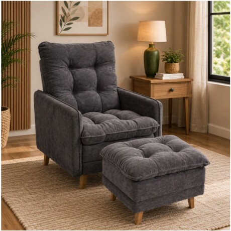 POLTRONA MONTREAL RECLINABLE G501 GRIS POLTRONA MONTREAL RECLINABLE G501 GRIS